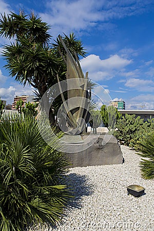 A commemorative monument dedicated to the sailors who died on the sea Editorial Stock Photo