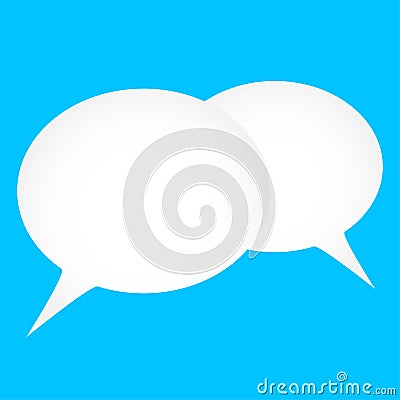 Talk icons Stock Photo