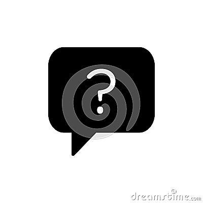 Comment question icon set. faq vector symbol. question and answer pictogram. inquire bubble. ask or request sign. frequently asked Vector Illustration