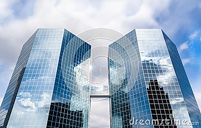 The Commerce Place buildings in Hamilton, Ontario, Canada. Editorial Stock Photo