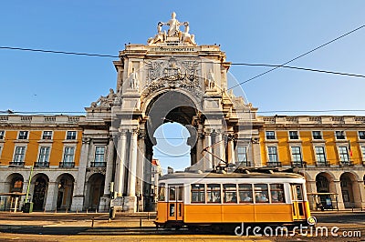 Commerce Square, Lisbon Stock Photo