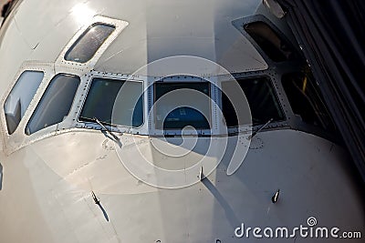 Commercial Aircraft Stock Photo