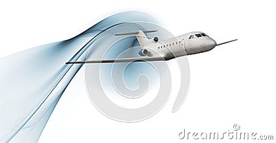 Commercial airliner Stock Photo