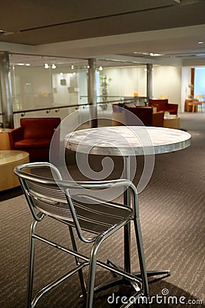 Commercial Business Lobby Waiting Area Stock Photo