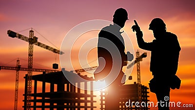 Commercial Construction Concept Stock Photo