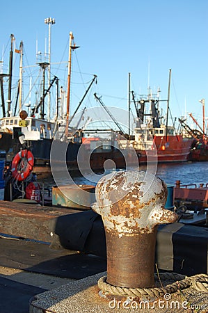 Commercial Fishing Boats Stock Photo