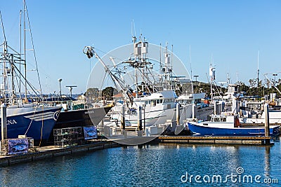 Commercial Fishing Fleet Editorial Stock Photo