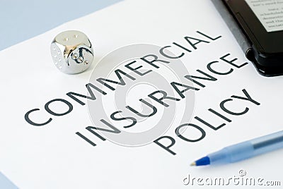 Commercial insurance Stock Photo