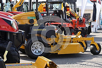 Commercial Lawn Mower Editorial Stock Photo
