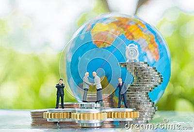 Commitment, agreement, investment and partnership concept. Stock Photo