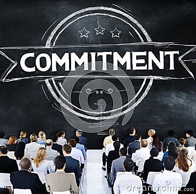 Commitment Devotion Dedication Conviction Concept Stock Photo