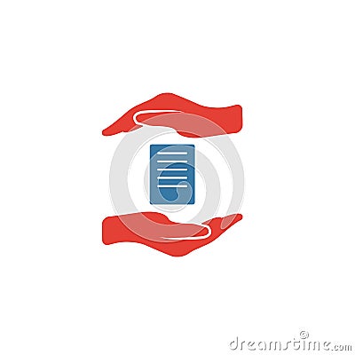 Commitment icon. Flat creative element from business management icons collection. Colored commitment icon for templates, web Stock Photo
