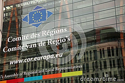 Committee of the Regions Editorial Stock Photo