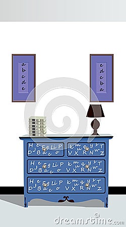 Commode illustration Vector Illustration