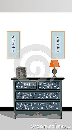 Commode illustration Vector Illustration