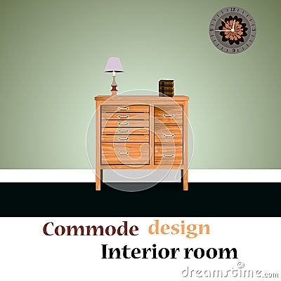 Commode illustration Vector Illustration