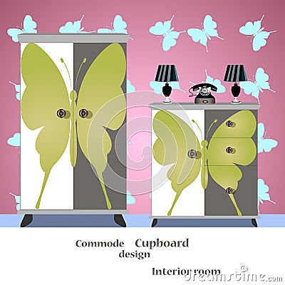 Commode illustration Vector Illustration