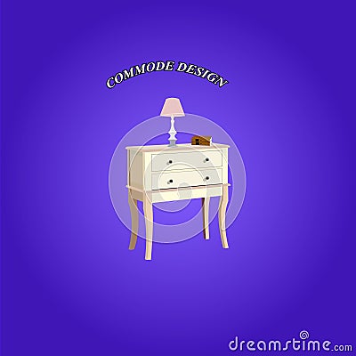 Commode illustration Vector Illustration