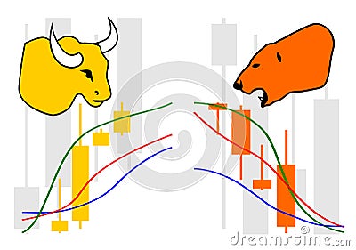 Commodity, Forex trading Vector Illustration