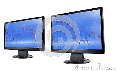 Commodity trading Stock Photo