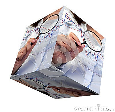 Commodity trading Stock Photo