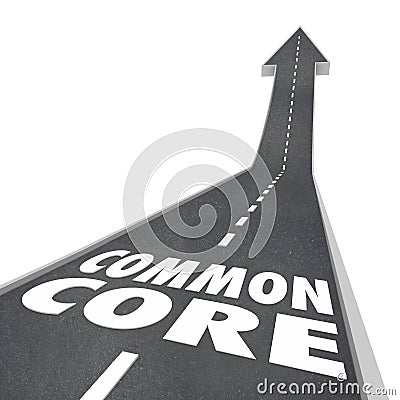 Common Core Education Curriculum School Standards Testing Learning Stock Photo