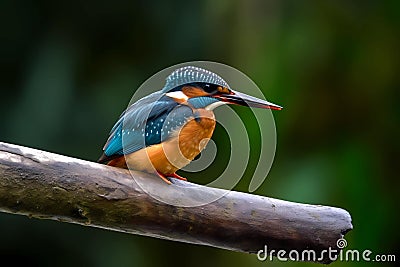 Common Kingfisher (Europe, Asia, Africa) (Generative AI) Stock Photo