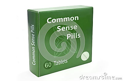 Common sense concept. Stock Photo