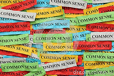 Common Sense Stock Photo