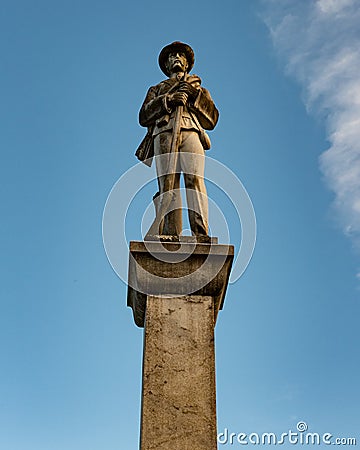 Common Soldier Statue Editorial Stock Photo