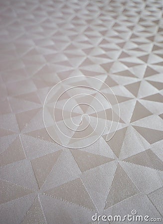 Common White Bedsheet Pattern Stock Photo