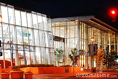 Commons Mall, Columbus Indiana Editorial Stock Photo