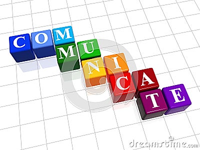 Communicate in colour Stock Photo