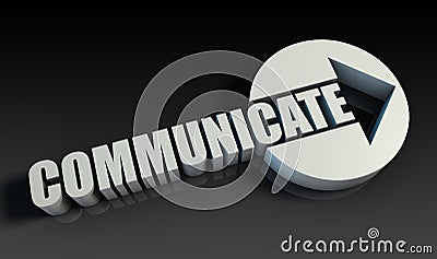 Communicate Stock Photo