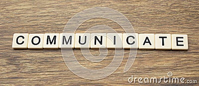 Communicate Stock Photo