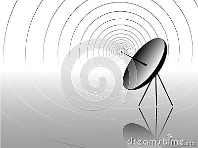 Communication antenna Vector Illustration