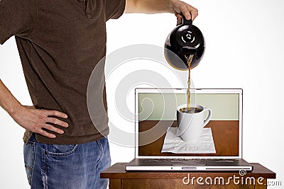 Communication Caffeine Stock Photo