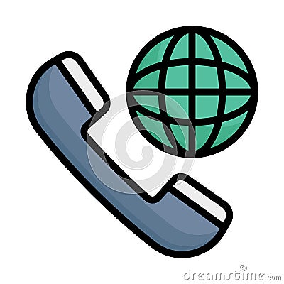 Communication, conference Vector icon which can easily modify Vector Illustration