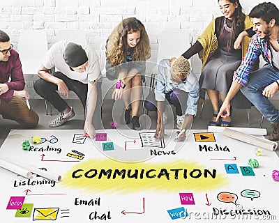 Communication Discussion Team Work Ideas Concept Stock Photo