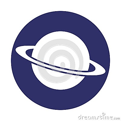 Astronomy glypy with color background vector icon which can easily modify or edit Vector Illustration
