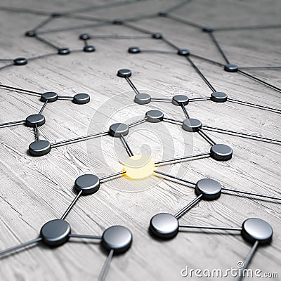 Communication innovation development algorithm Stock Photo