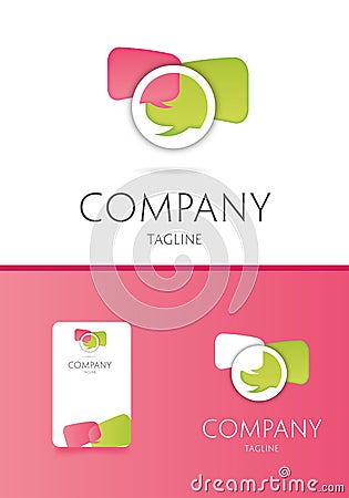 Communication logo Vector Illustration