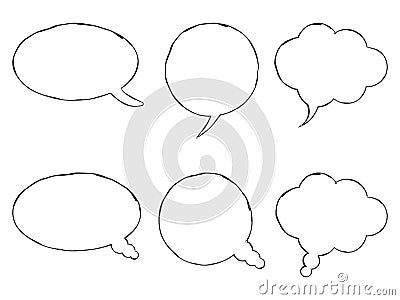 Communication speech bubbles Vector Illustration