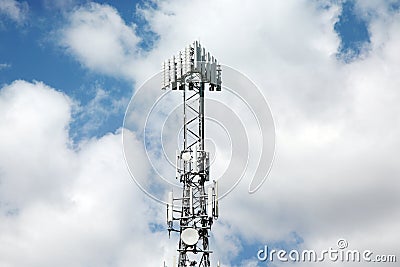 Communication tower Stock Photo