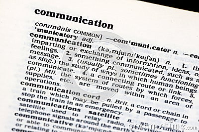 Communication Stock Photo