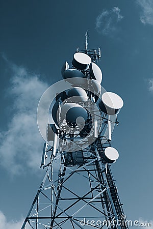 Communications Tower Stock Photo