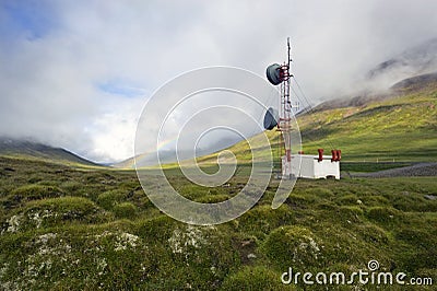 Communications tower Stock Photo