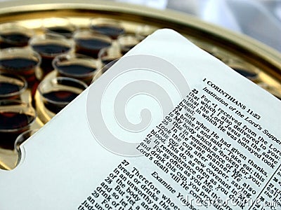 Communion Stock Photo