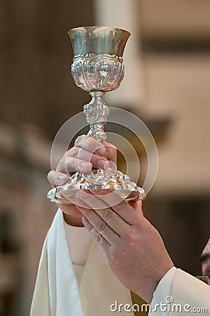 Communion Goblet Stock Photo