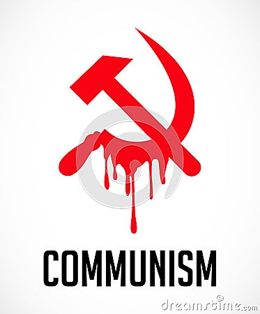 Communism - murderous political system Vector Illustration